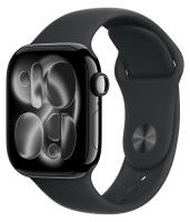 Apple Watch Series 11, 46 mm, Jet Black Aluminum Black Sport Band