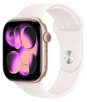 Apple Watch Series 11, 42 mm, Rose Gold Aluminium Light Blush Sport Band